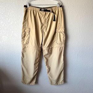 REI Sahara convertible khaki cargo pants